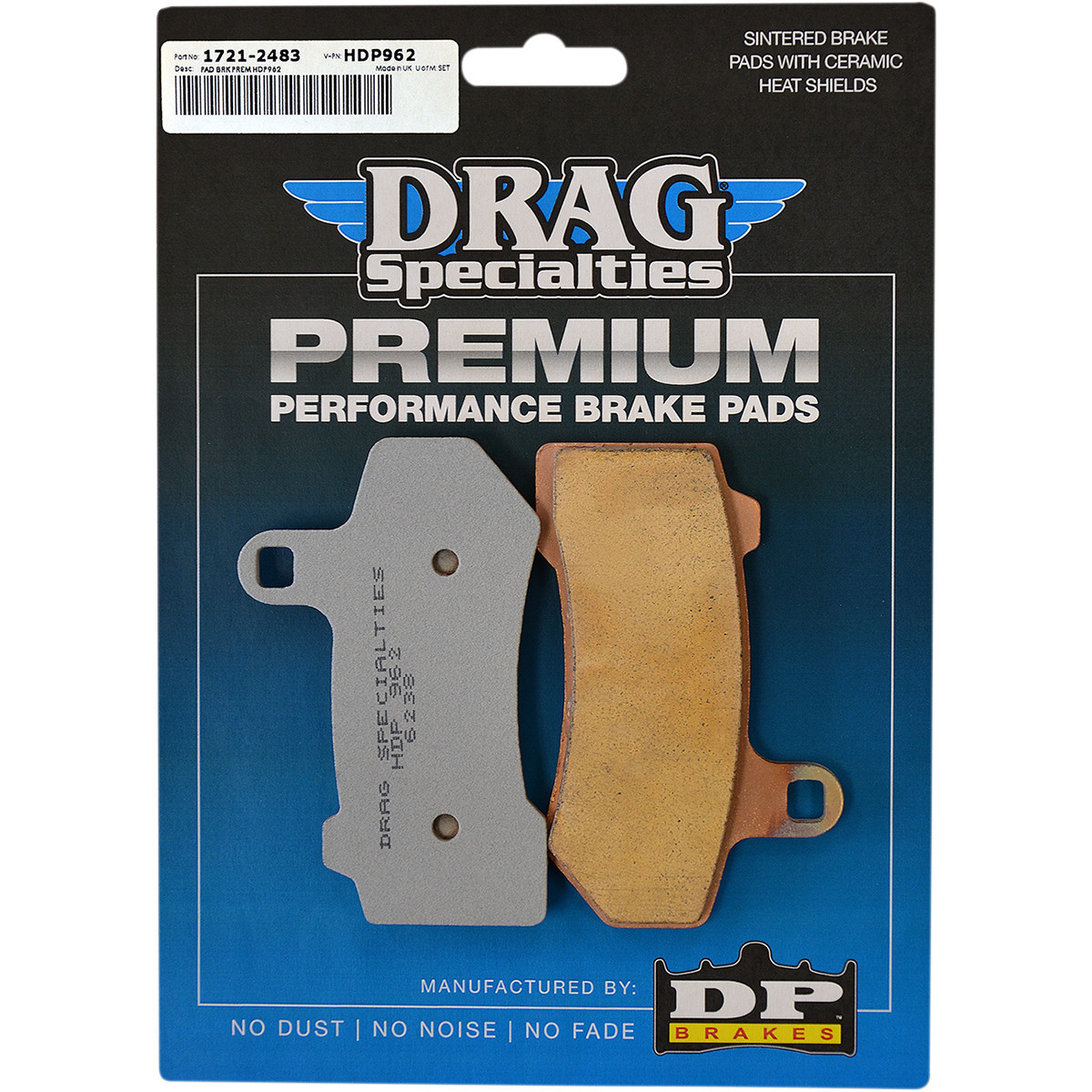 Drag Specialties - Sintered Brake Pads - Harley-Davidson
