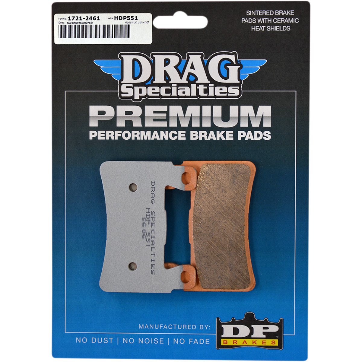 Drag Specialties - Sintered Brake Pads - Softail