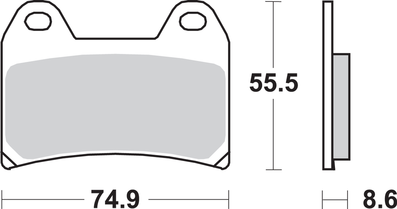 HS Brake Pads - 706HS