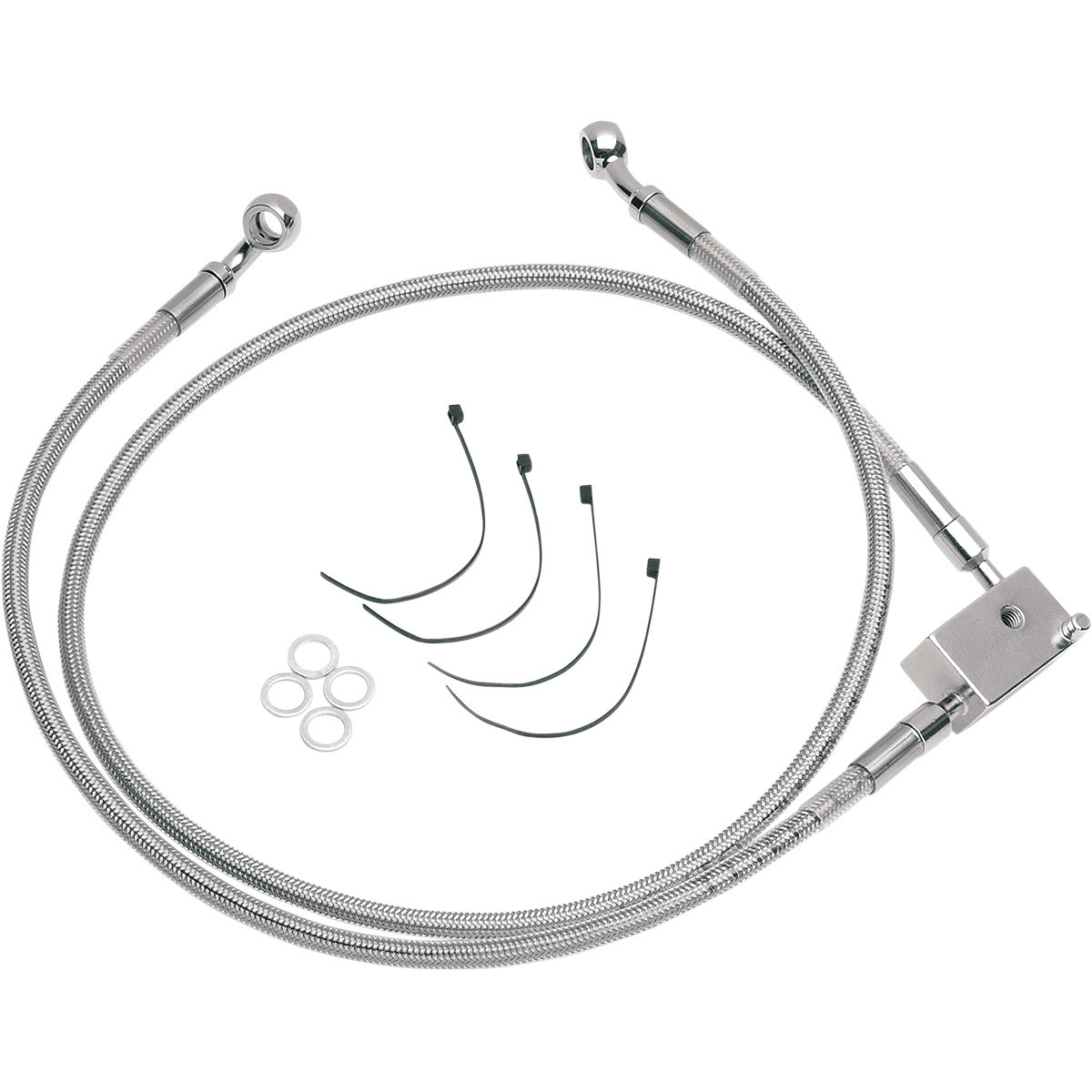 Drag Specialties - Brake Line - Extended - +2"