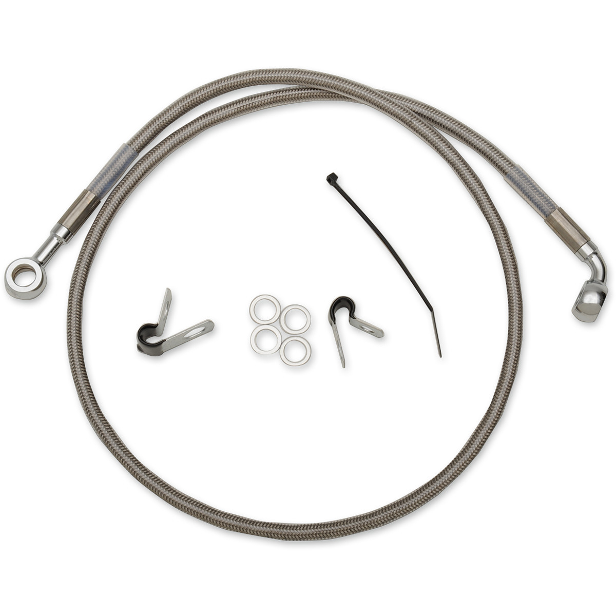 Drag Specialties - Brake Line - Front (Upper) - Stainless Steel
