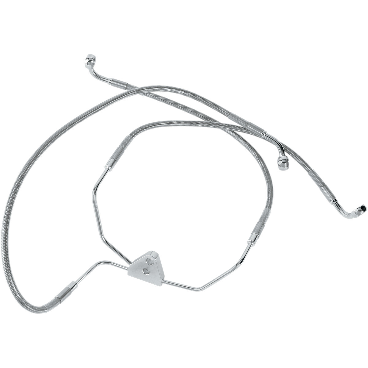 Drag Specialties - Brake Line - Front (Lower/Upper) - Stainless Steel