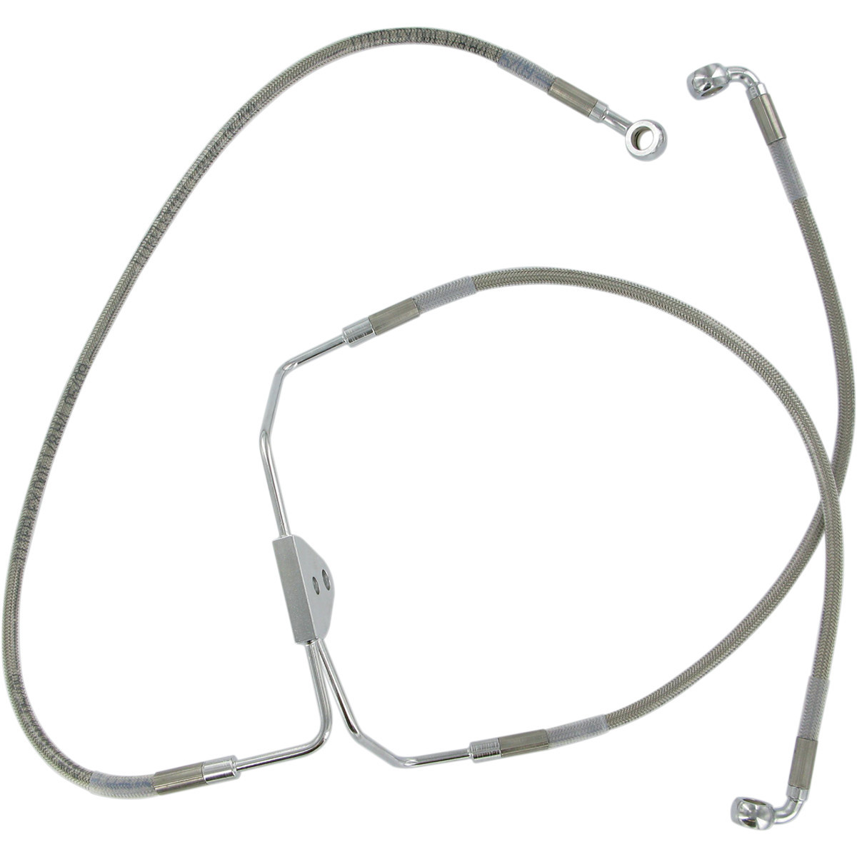 Drag Specialties - Brake Line - Front (Lower/Upper) - Stainless Steel