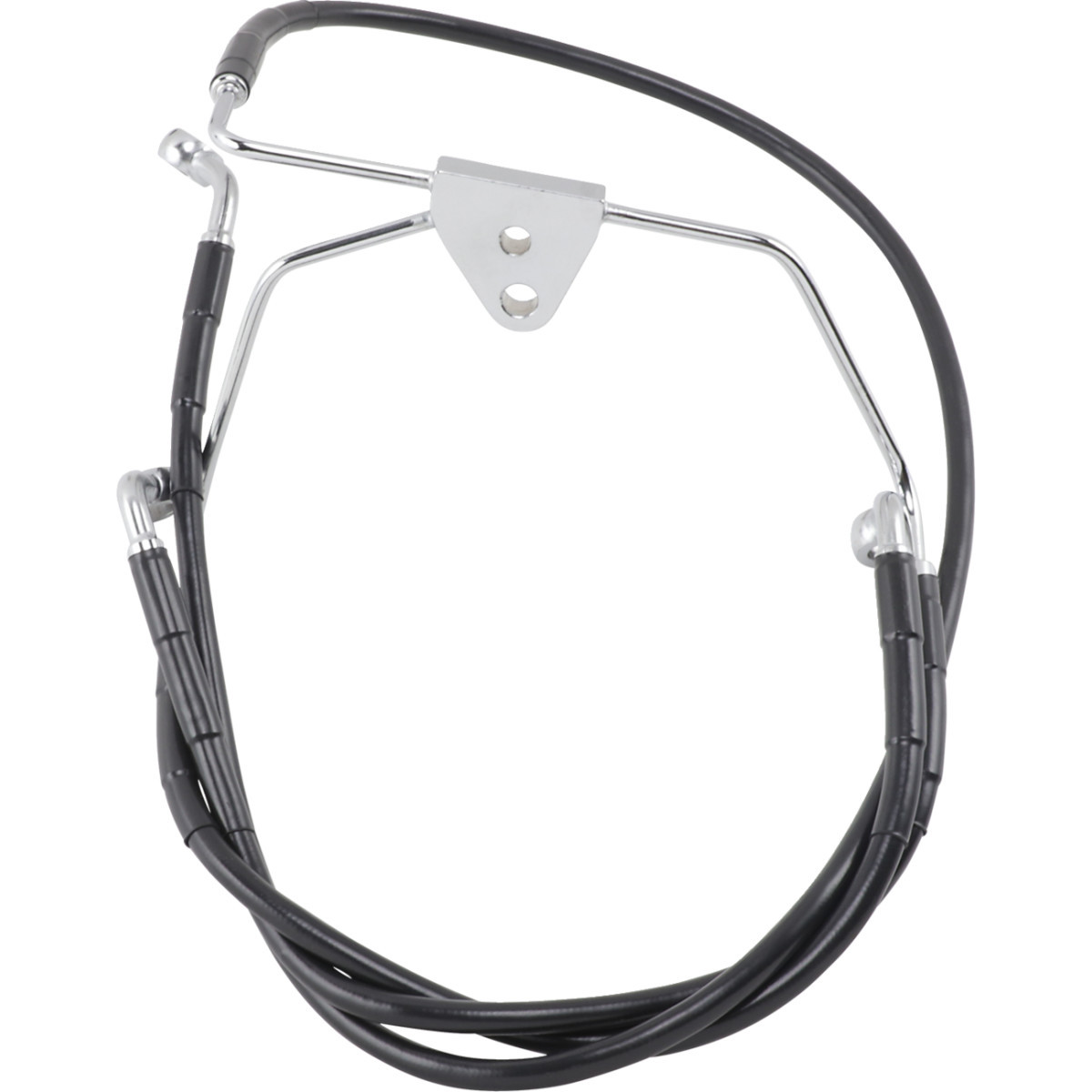 Drag Specialties - Brake Line - Front - Black - +10" - FLH '96-'07