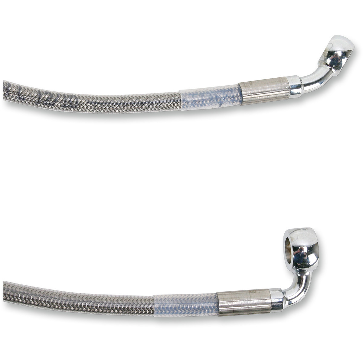 Drag Specialties - Brake Line - Front - +4" - Stainless Steel