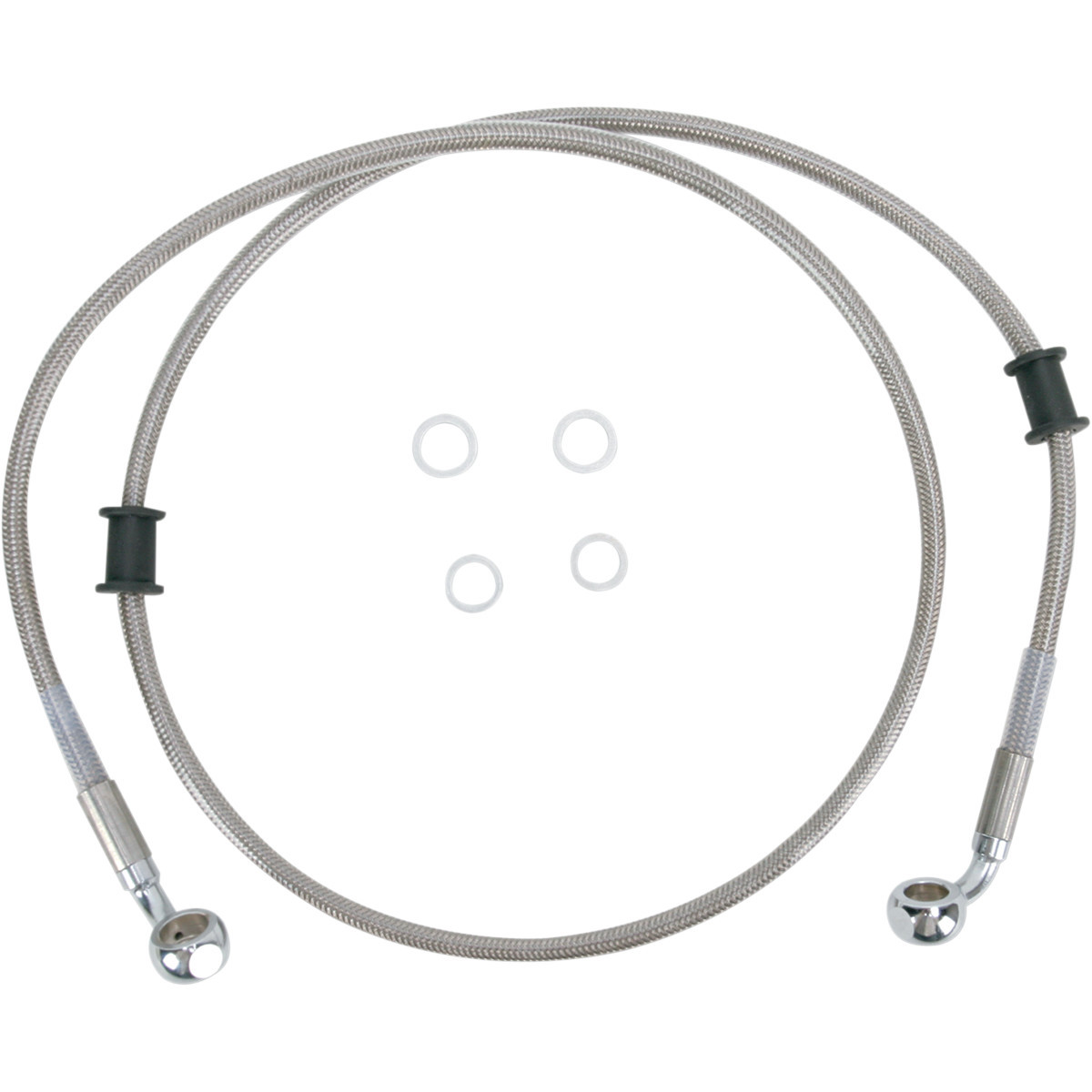 Drag Specialties - Brake Line - Front (Upper) - Stainless Steel