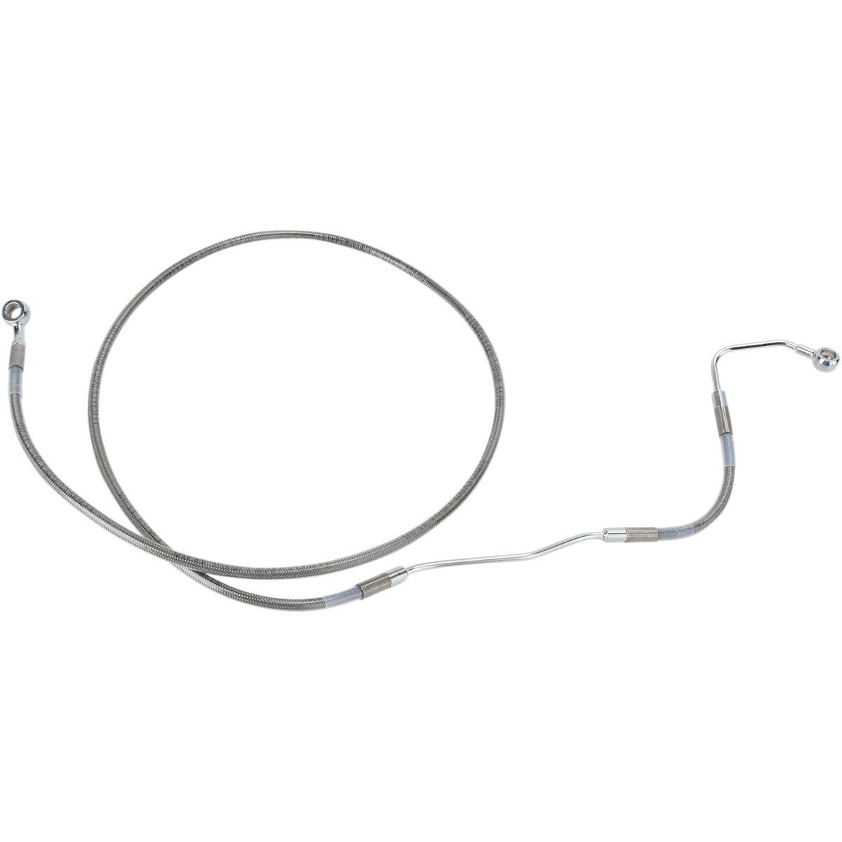 Drag Specialties - Brake Line - +4" - Stainless Steel - ABS