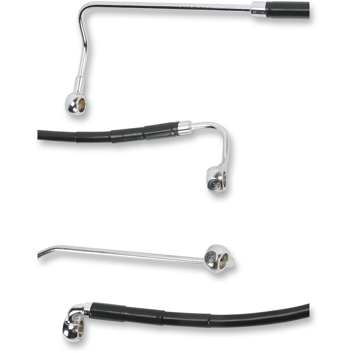 Drag Specialties - Brake Line - Rear - Black