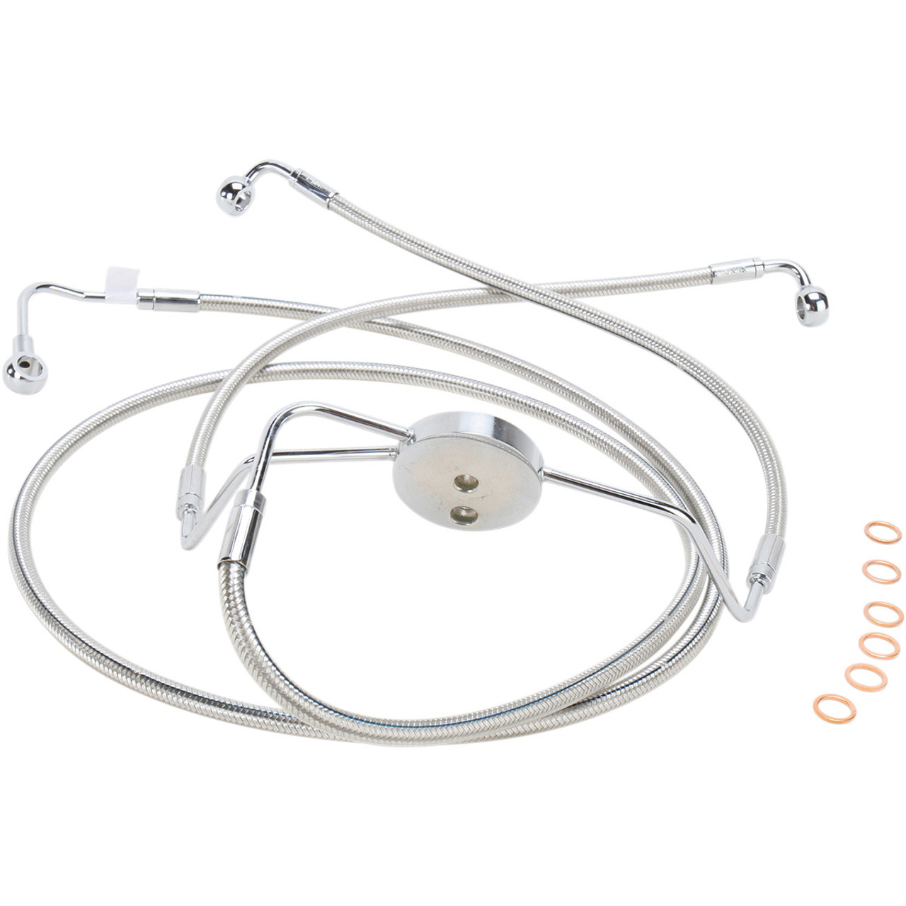 Brake Line - Polished Stainless - Touring