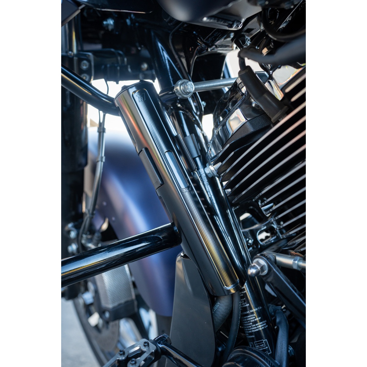 Kodlin USA #K25415 - Water Reservoir Cover - Gloss Black - VVT Style Touring