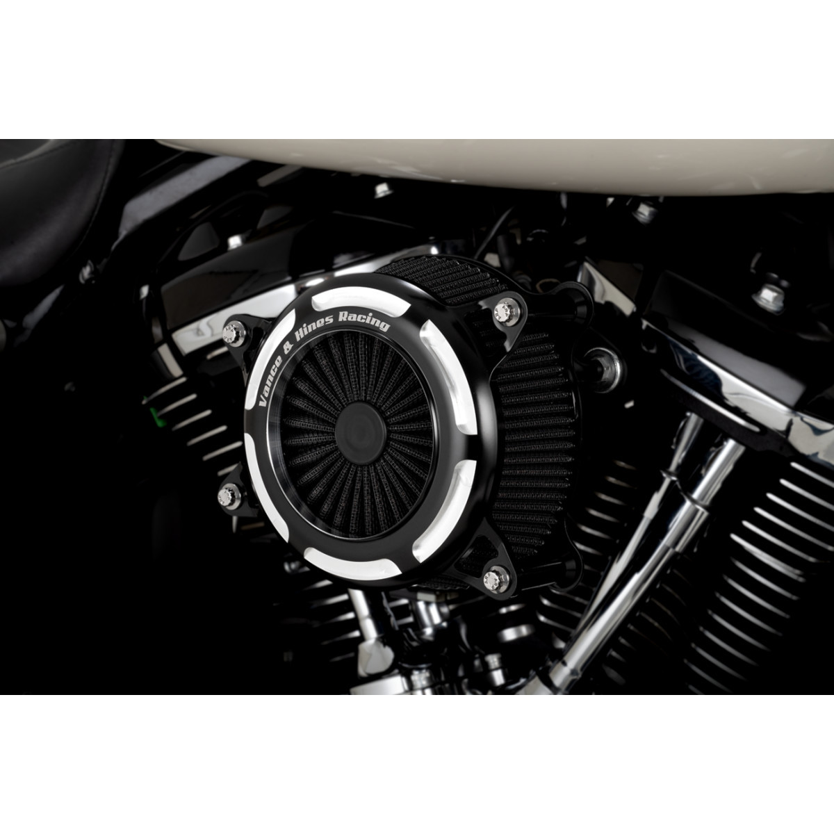 Vance & Hines #41119 - V02 Onyx Air Intake Kit - Black Contrast