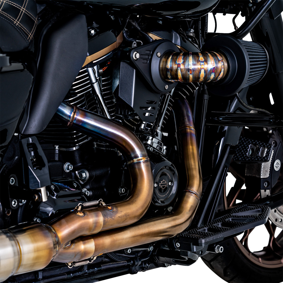 Vance & Hines #71109 - VO2 Falcon Air Intake Kit - Stainless Steel