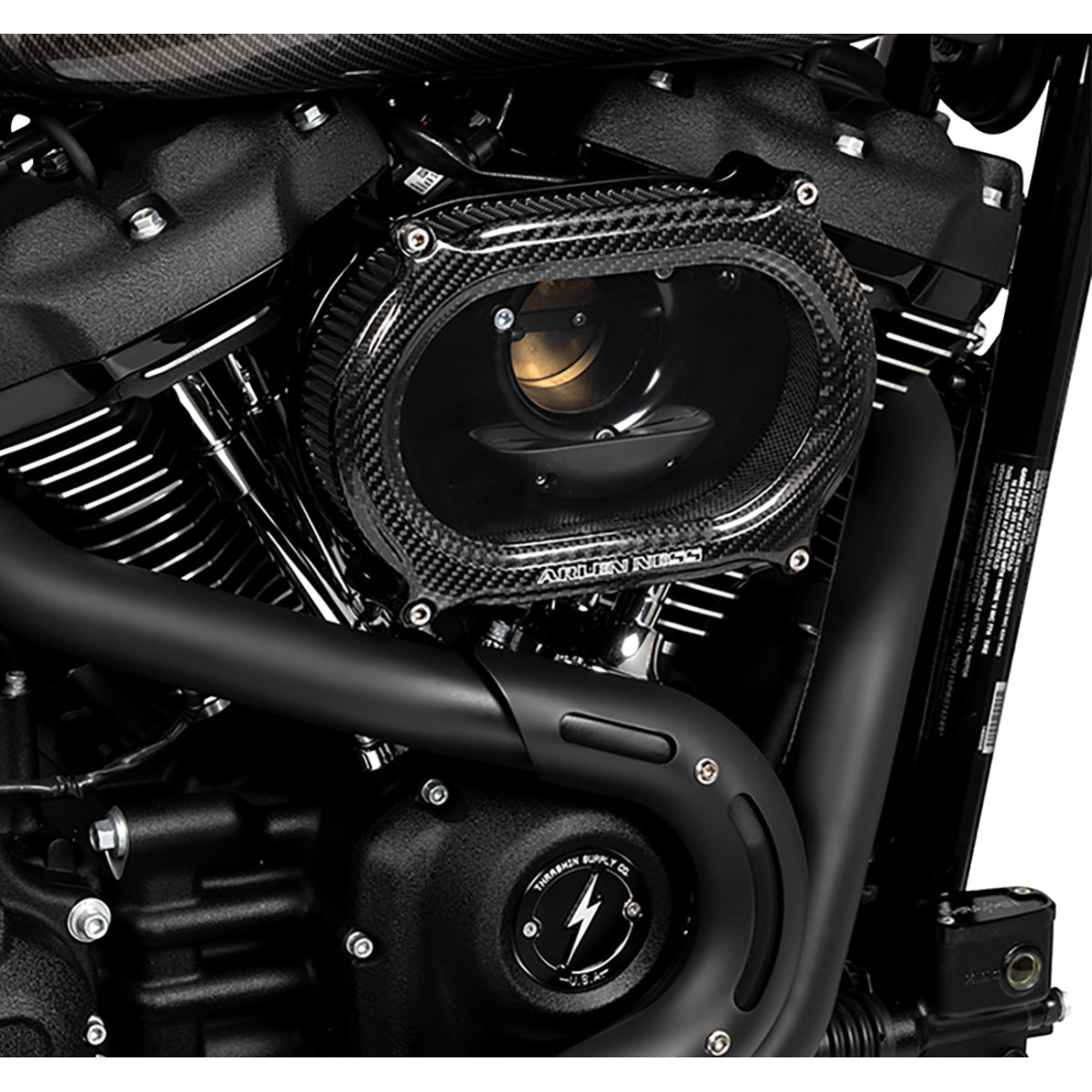 Arlen Ness #600-264 - Stage 2 Method™ Air Cleaner Kit - Carbon Fiber