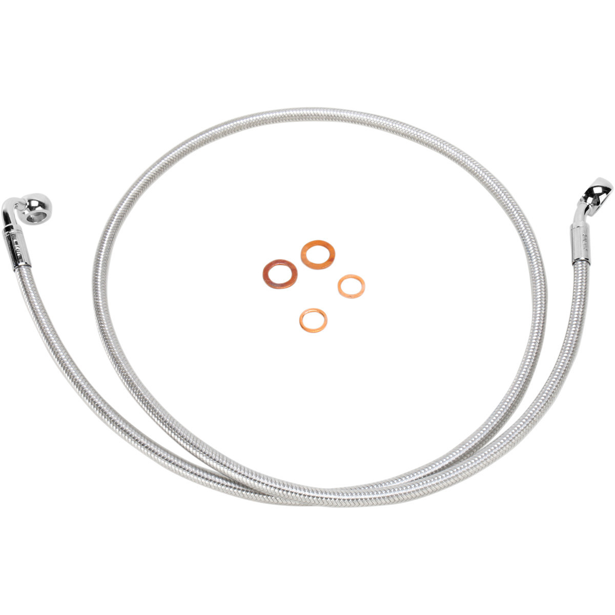Magnum Shielding #36146SW - Brake Line - 35/90° - 46" - Sterling Chromite II