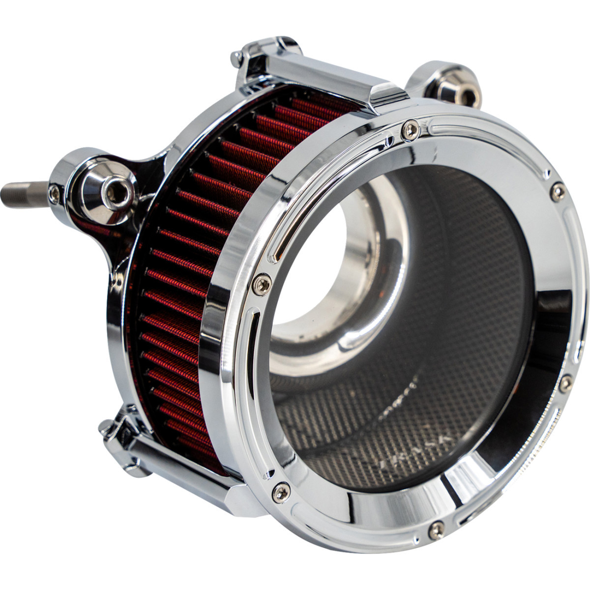 Trask #TM-1025CH - 68 mm Assault Charge Air Cleaner - Chrome - Gen 2 M8