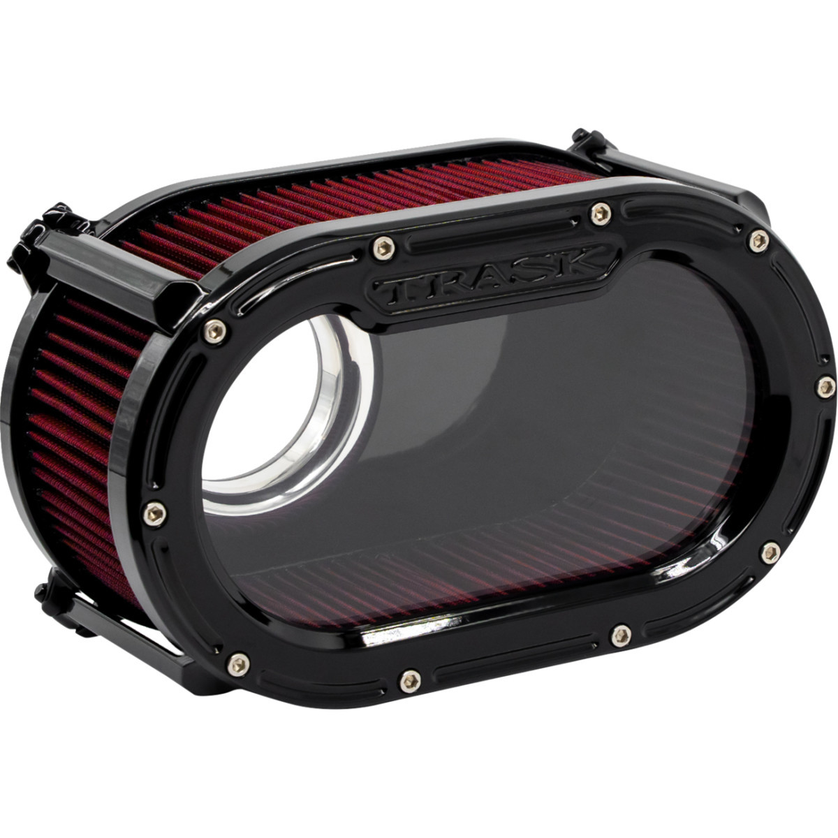 Trask #TM-1033GBK - Big Papi Air Cleaner - Gloss Black - Gen 2 M8