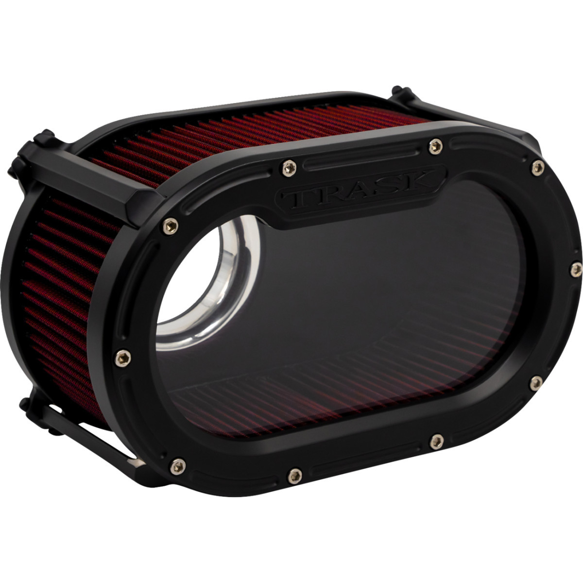 Trask #TM-1034BK - Big Papi High-Flow Air Cleaner - Flat Black - Gen 2 M8