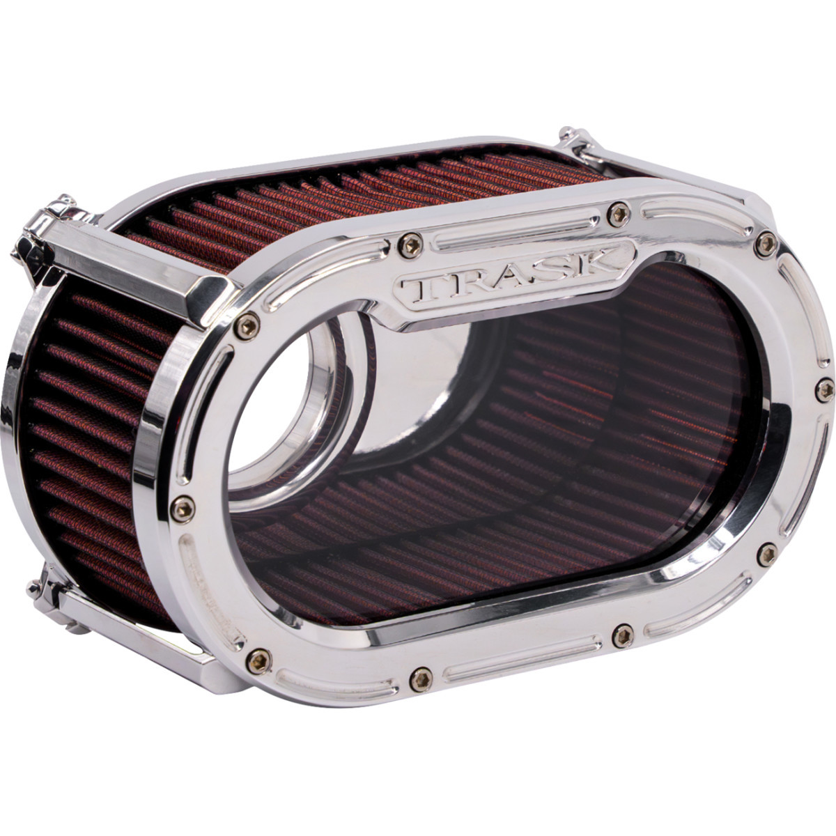 Trask #TM-1034CH - Big Papi High-Flow Air Cleaner - Chrome - Gen 2 M8