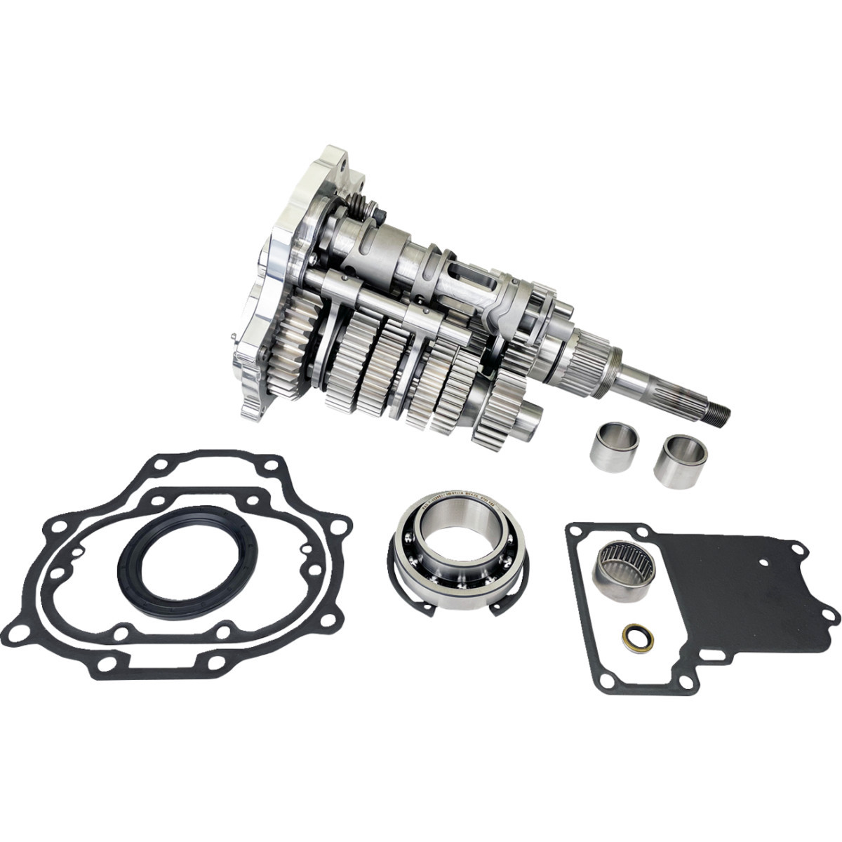 Jims #8601 - Fat 6 Super Gear Kit - Polished - '06-'17 Harley-Davidson