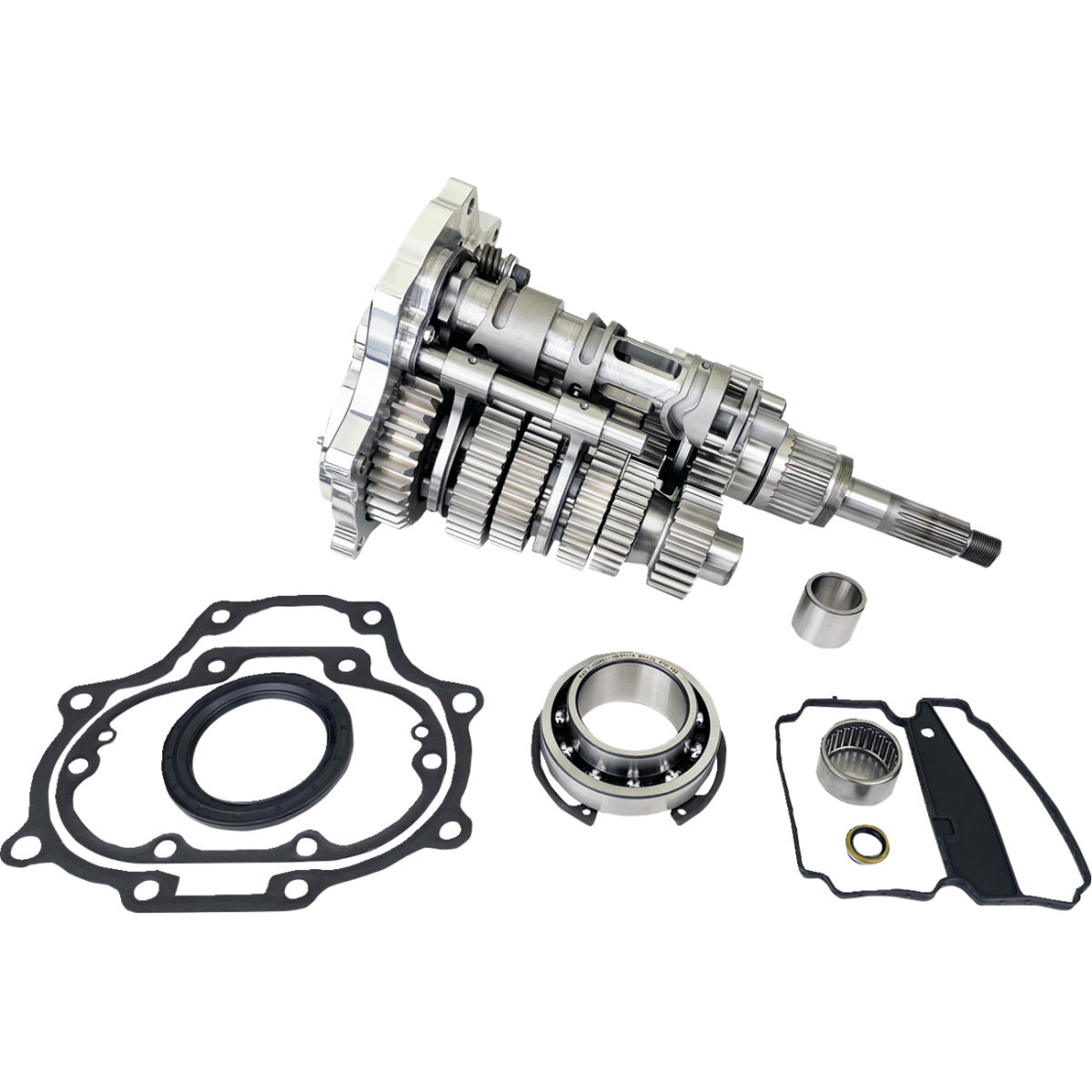 Jims #8612 - Fat 6 Super Gear Kit - Polished - '17-'24 M8