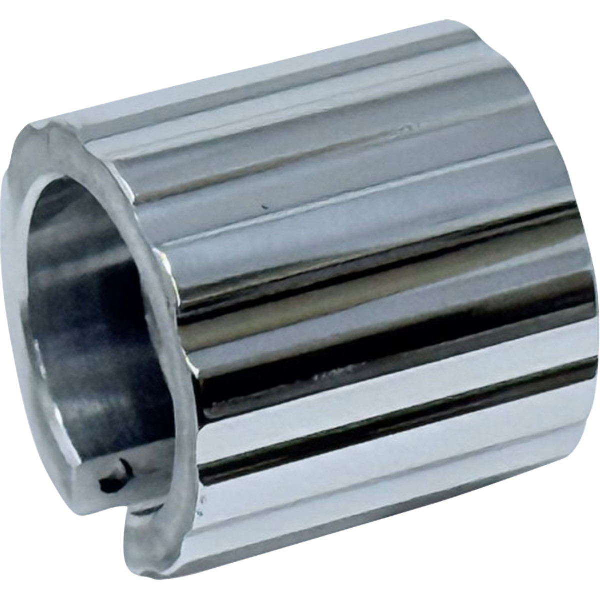 Namz #NNSC-VO1-P - Neutral Switch Cover - Vertical Milled - Polished - Big Twin