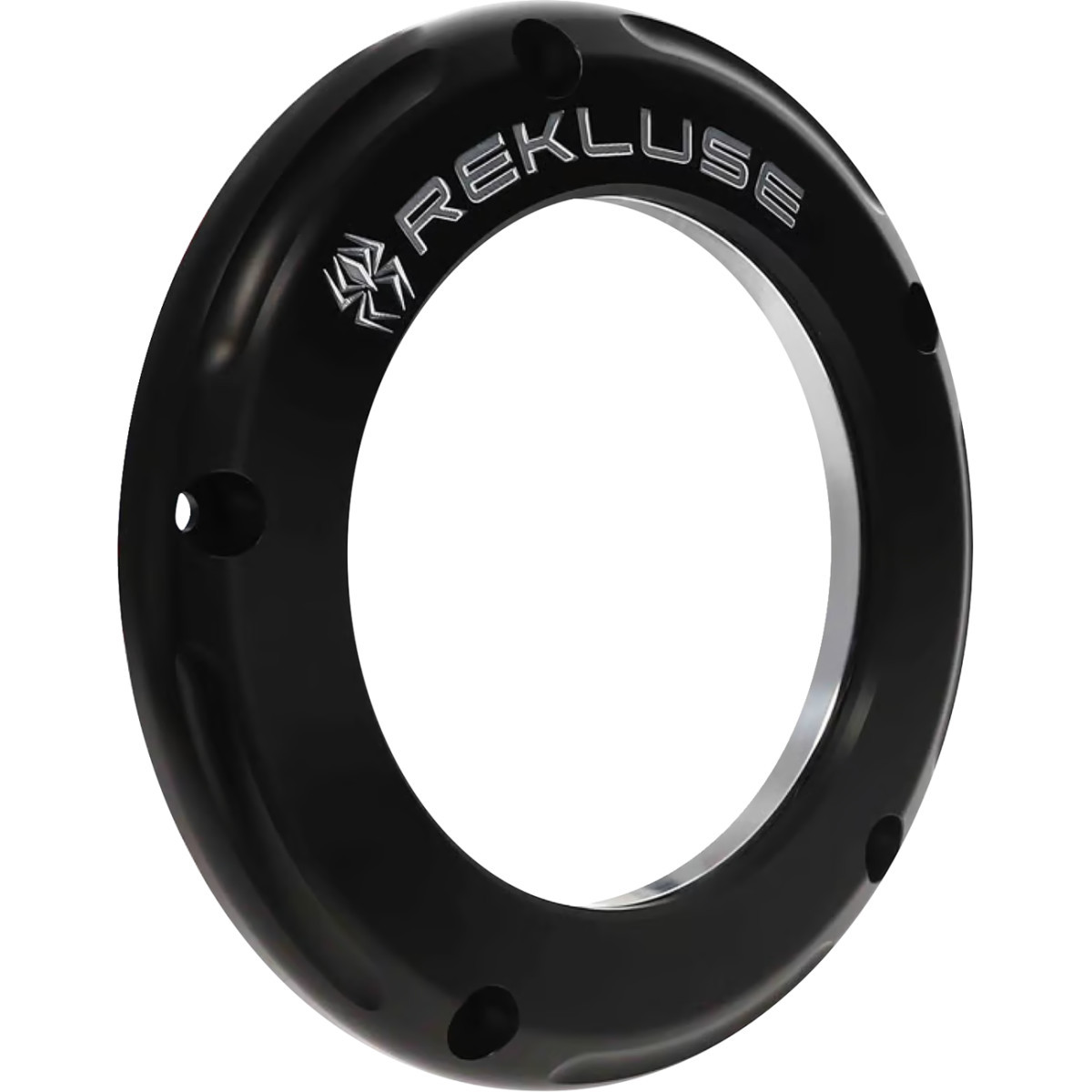 Rekluse #RMS-0515027 - Clear Derby Cover - Black/Anodized - M8