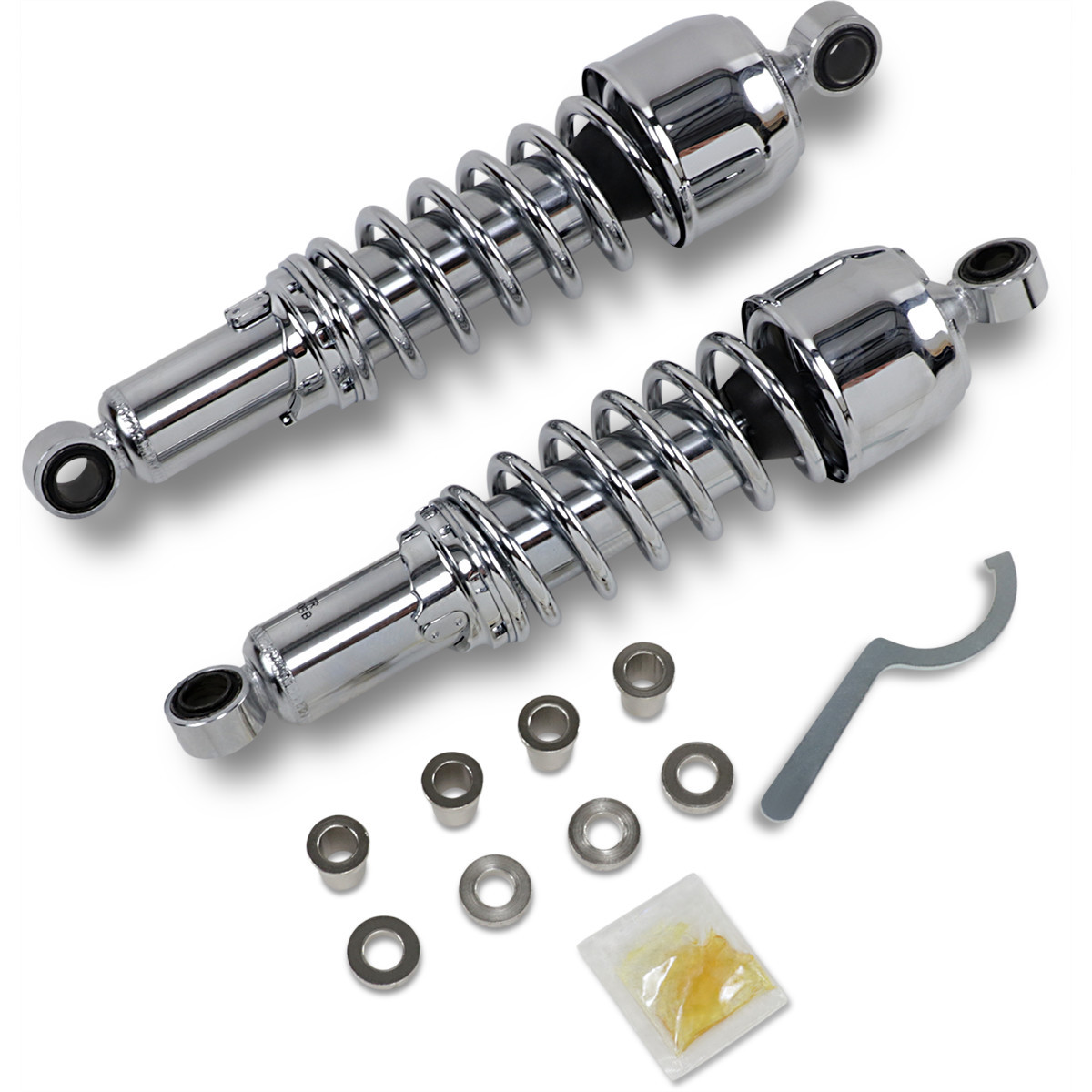 Drag Specialties Shocks - Replacement Shock Absorbers - 12.5" - Chrome