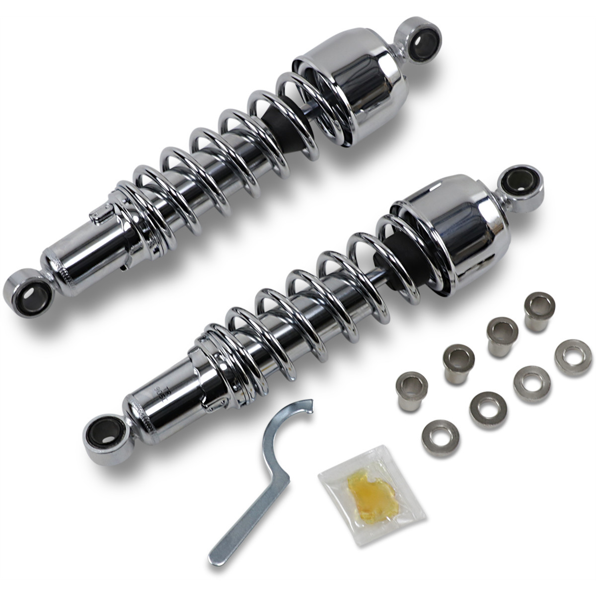 Drag Specialties Shocks - Replacement Shock Absorbers - 13" - Chrome
