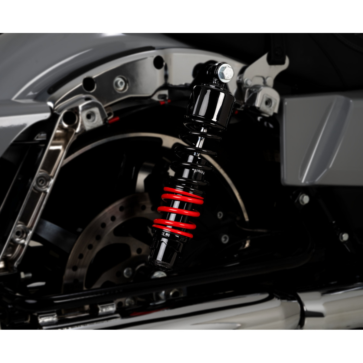 Burly Brand #B28-1256 - Stiletto Shock - 13" - Black/Red