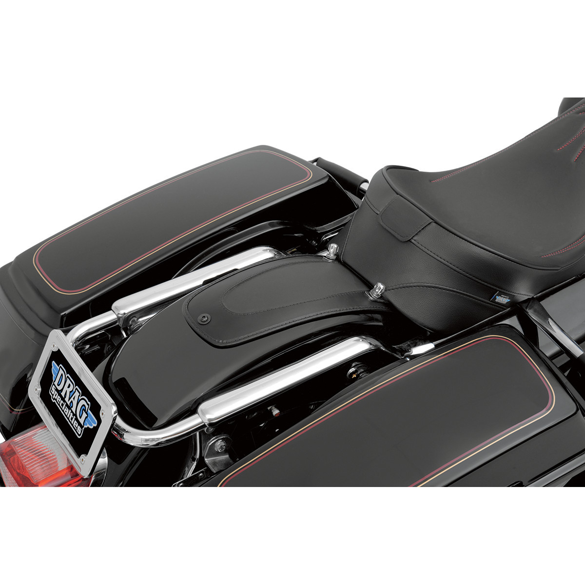 Drag Specialties Seats - Fender Skin - Smooth Automotive-Grade Vinyl Center
