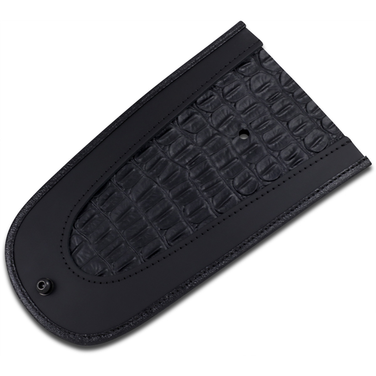 Drag Specialties Seats - Fender Skin - Embossed Faux Gator Leather Center