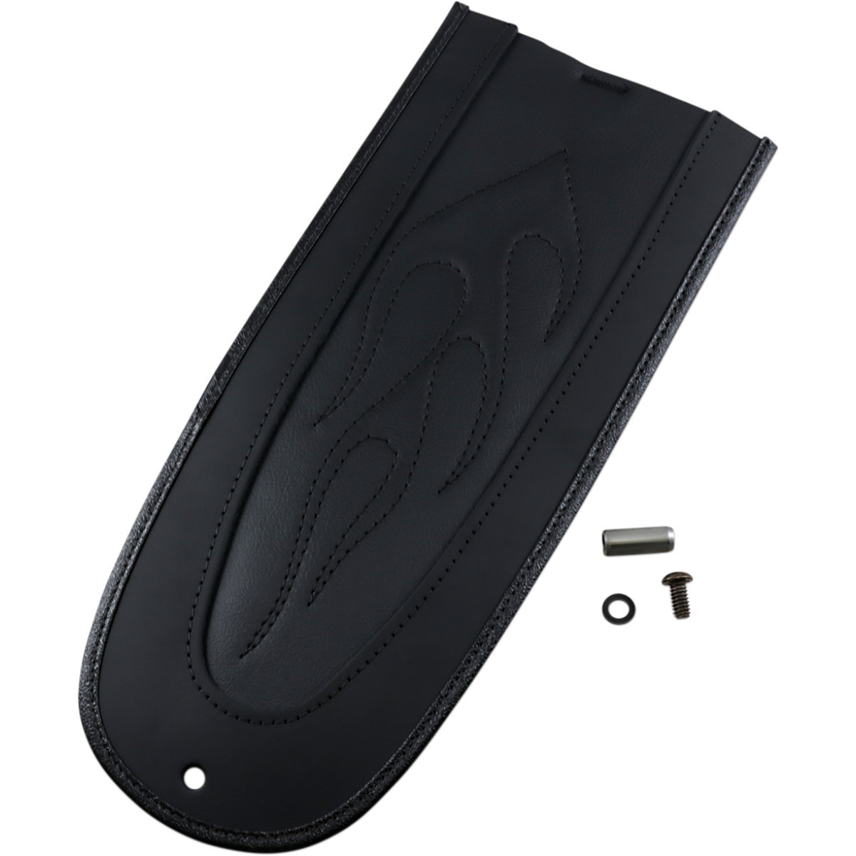 Drag Specialties Seats - Fender Skin - Flame Stitched Automotive-Grade Vinyl Center