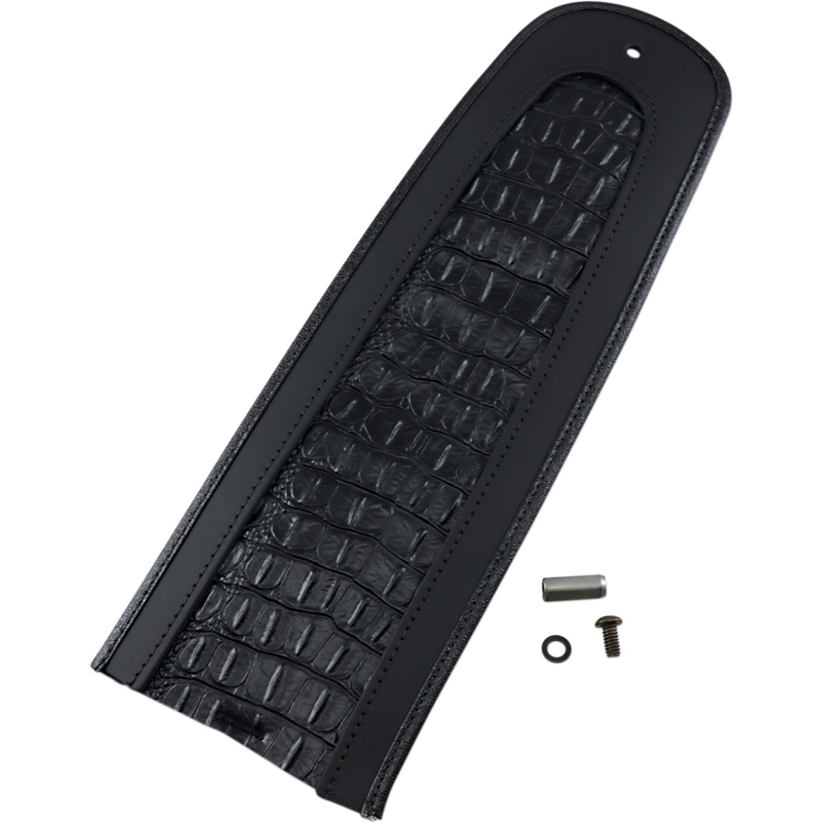Drag Specialties Seats - Fender Skin - Embossed Faux Gator Leather Center