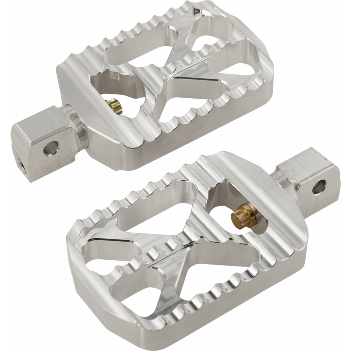 Joker Machine #08-646-5 - Bear Claw Foot Pegs - Silver - Indian