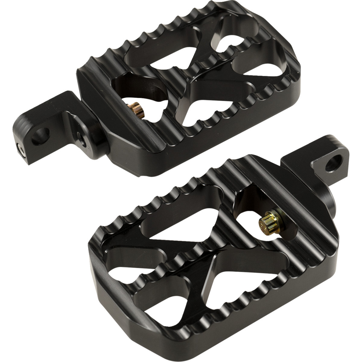 Joker Machine #08-646-3B - Bear Claw Foot Pegs - Black - Harley-Davidson