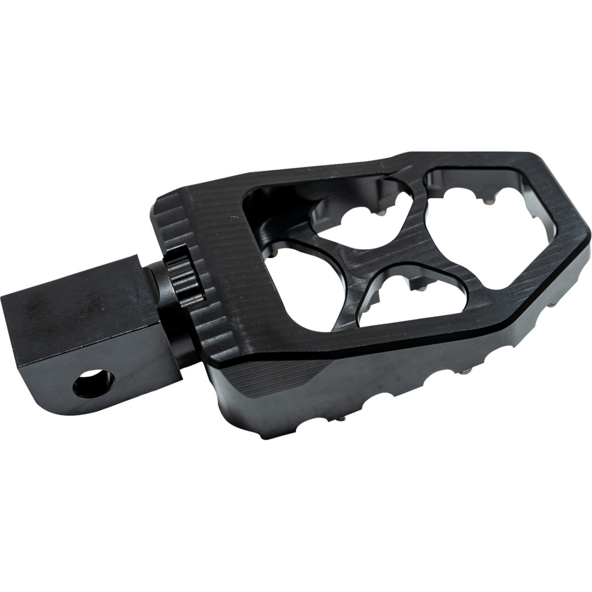 Burly Brand #B13-1017B - MX Evolution Passenger Pegs - Black - Softail