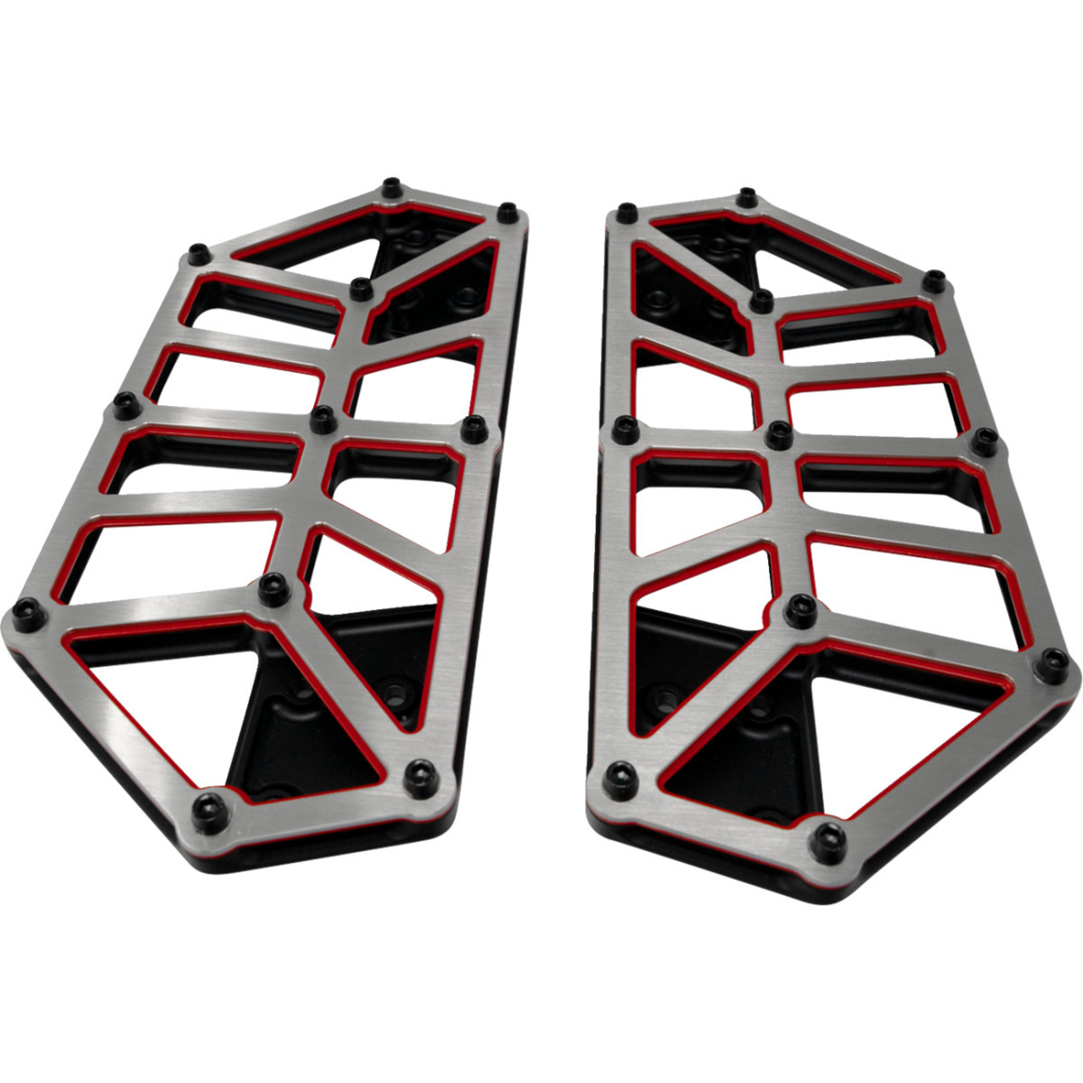 Kodlin USA #K73253-RL - NXL Floorboards - Black w/ Red Accent