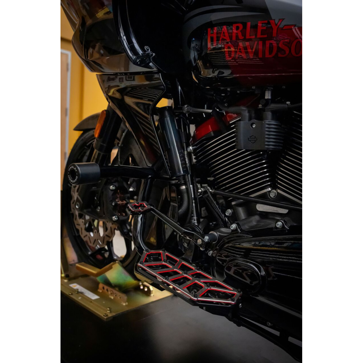 Kodlin USA #K73253-RL - NXL Floorboards - Black w/ Red Accent