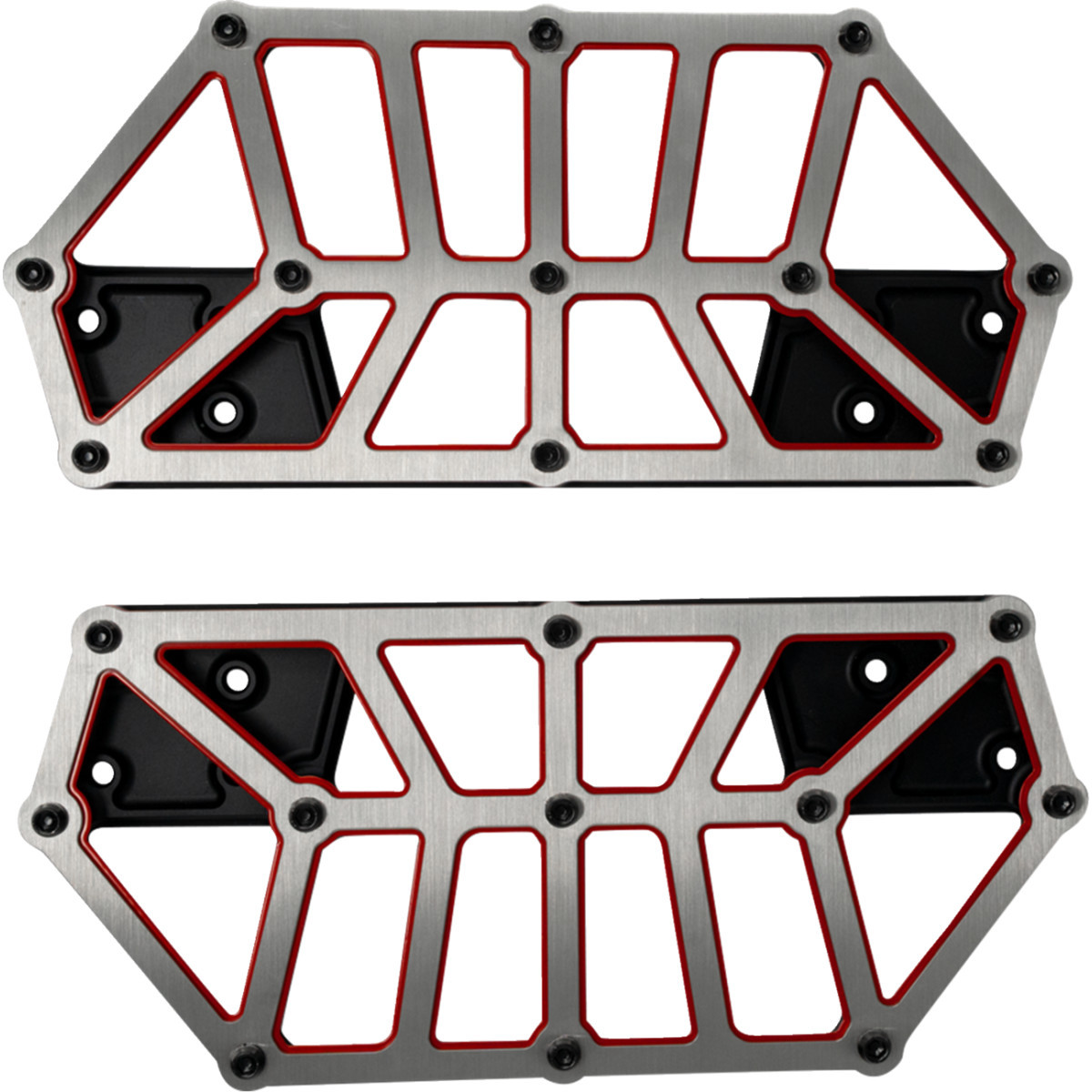 Kodlin USA #K73253-RL - NXL Floorboards - Black w/ Red Accent