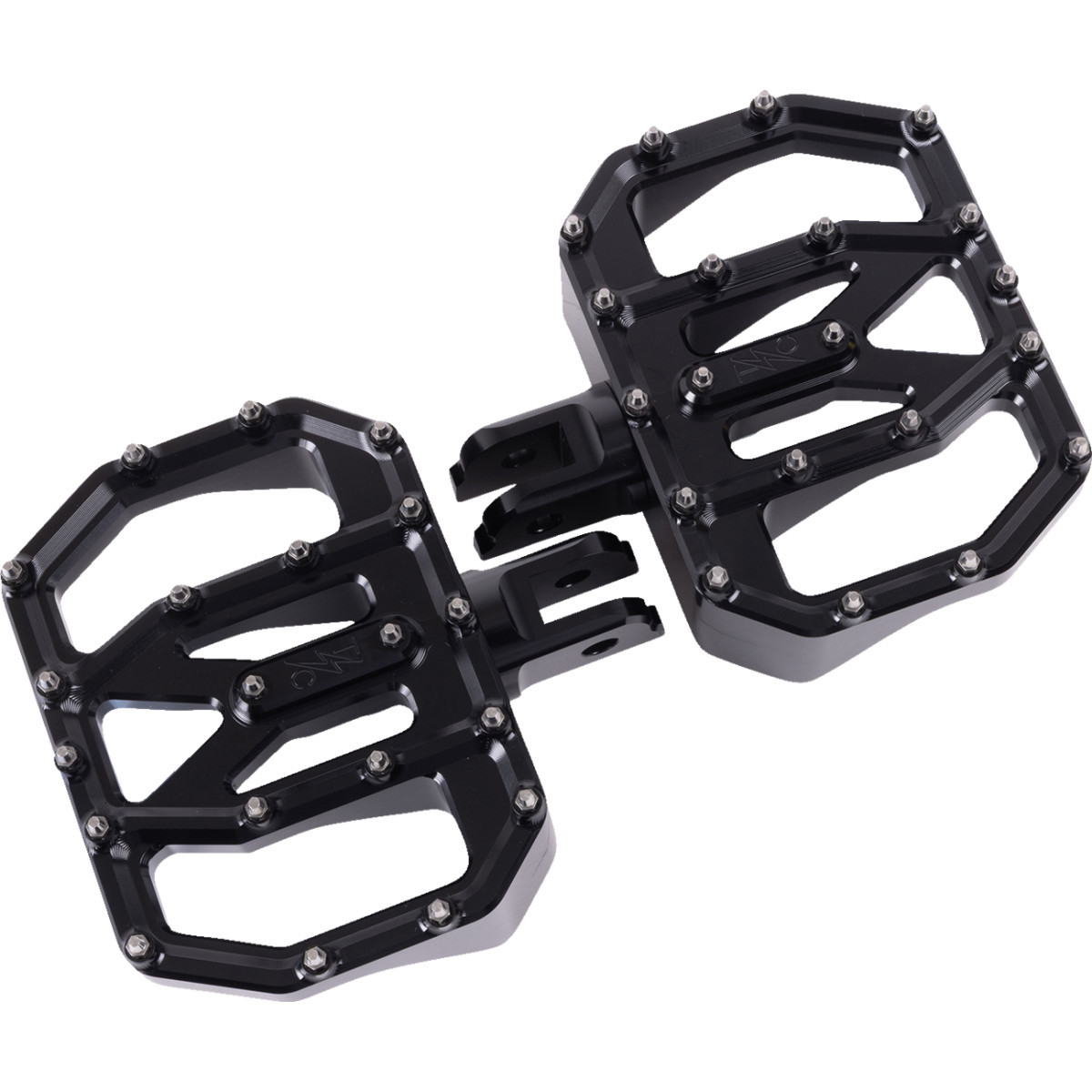 Thrashin Supply CO. #TSC-2031-1-SF - Mini Aggressor Floorboards - Black - Front