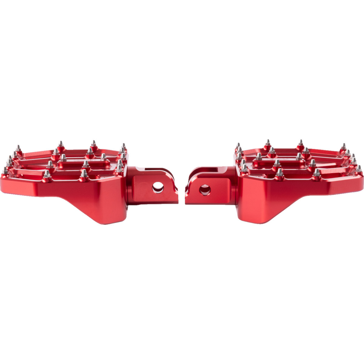 Thrashin Supply CO. #TSC-2031-2-SF - Mini Aggressor Floorboards - Red - Front