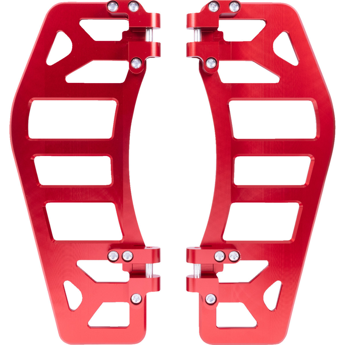 Thrashin Supply CO. #TSC-2219-2 - Aggressor Floorboards - Red