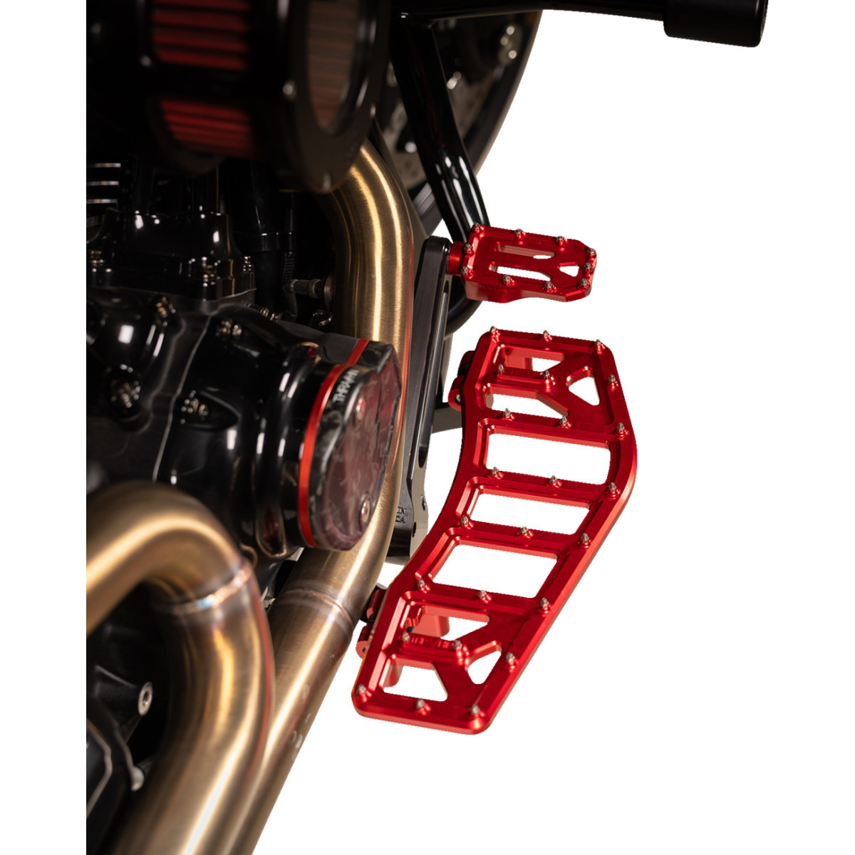 Thrashin Supply CO. #TSC-2219-2 - Aggressor Floorboards - Red