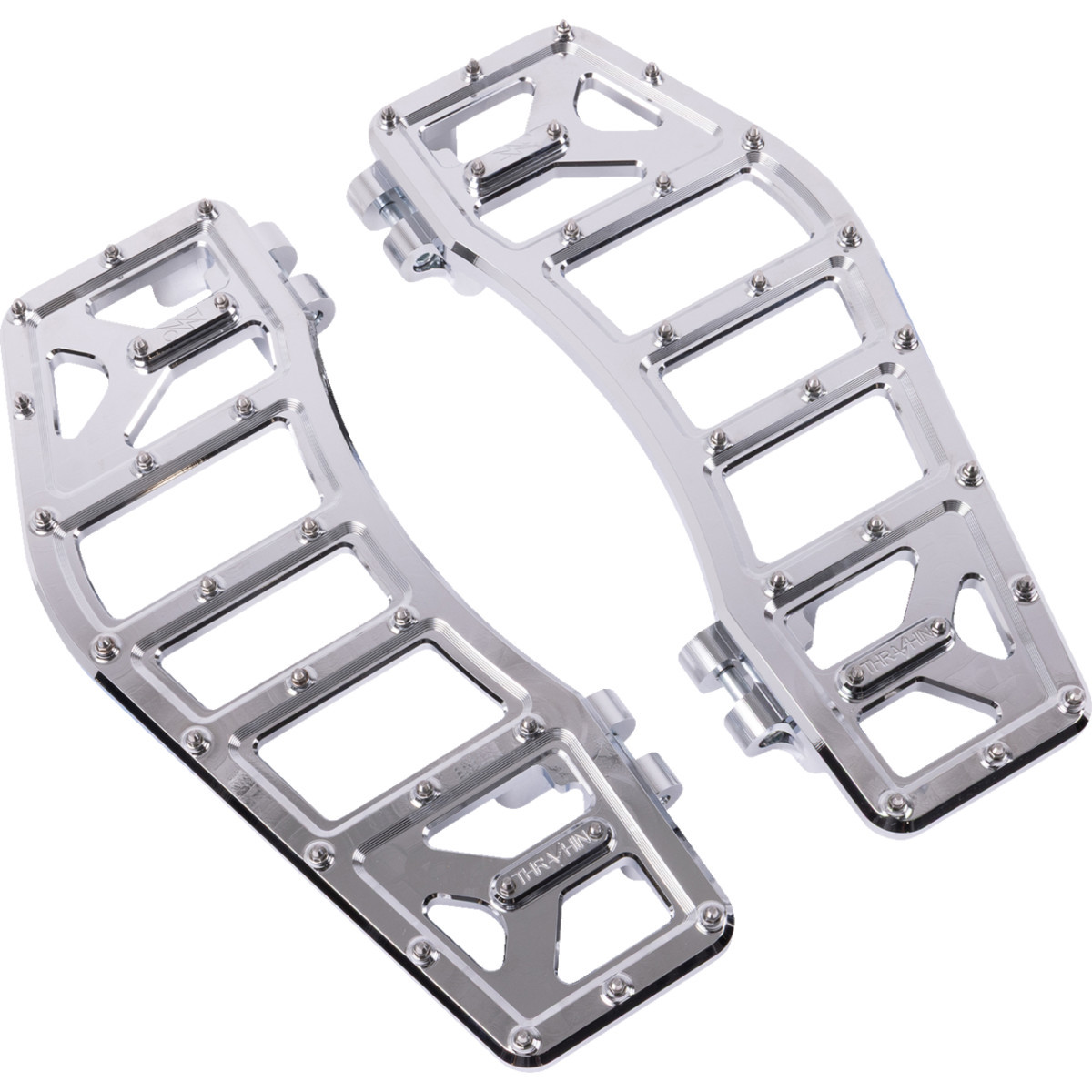 Thrashin Supply CO. #TSC-2219-3 - Aggressor Floorboards - Chrome