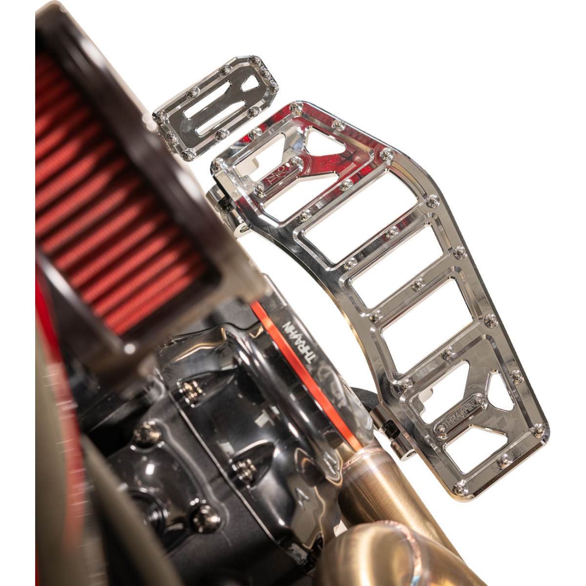 Thrashin Supply CO. #TSC-2219-3 - Aggressor Floorboards - Chrome