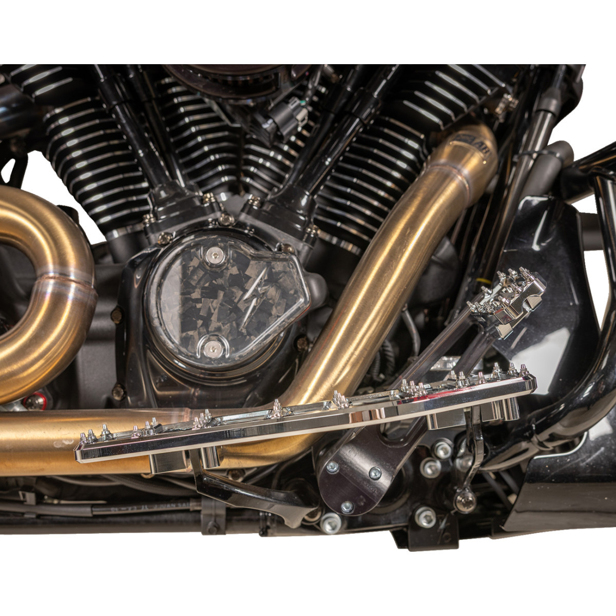 Thrashin Supply CO. #TSC-2219-3 - Aggressor Floorboards - Chrome