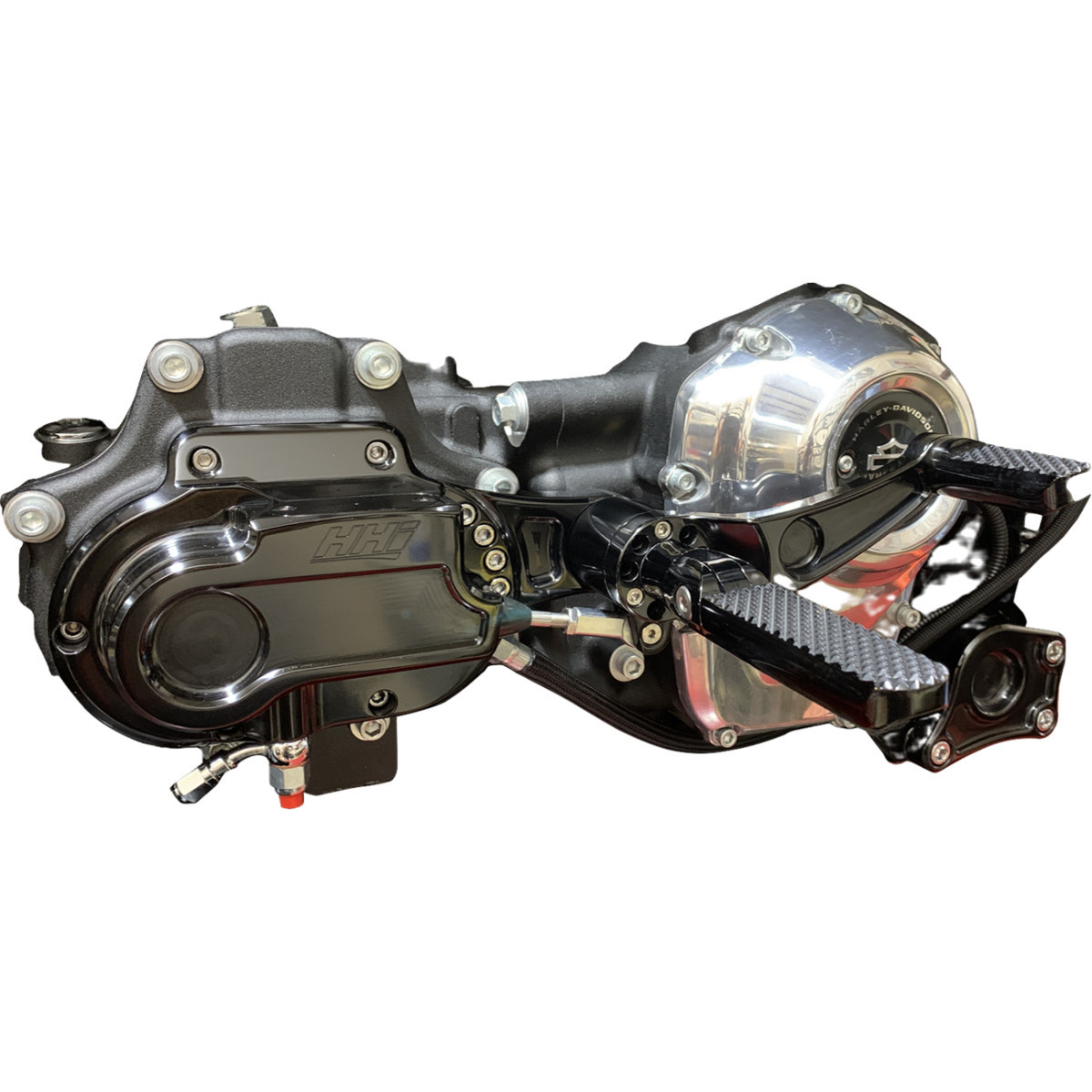 Hawg Halters #MCK-FC24AS-FK - Dominator Mid Controls - with Pegs - Black