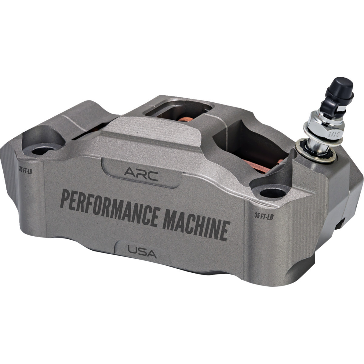 Performance Machine (PM) #0052-2426-GYC - Radial Mount Caliper - Front Right - Gunmetal Gray