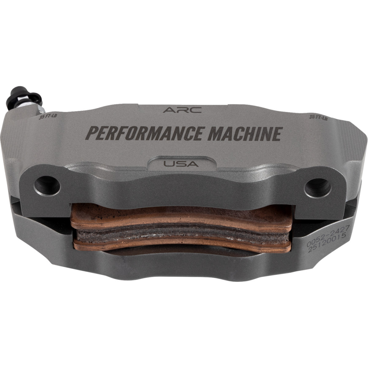 Performance Machine (PM) #0052-2427-GYC - Radial Mount Caliper - Front Left - Gunmetal Gray