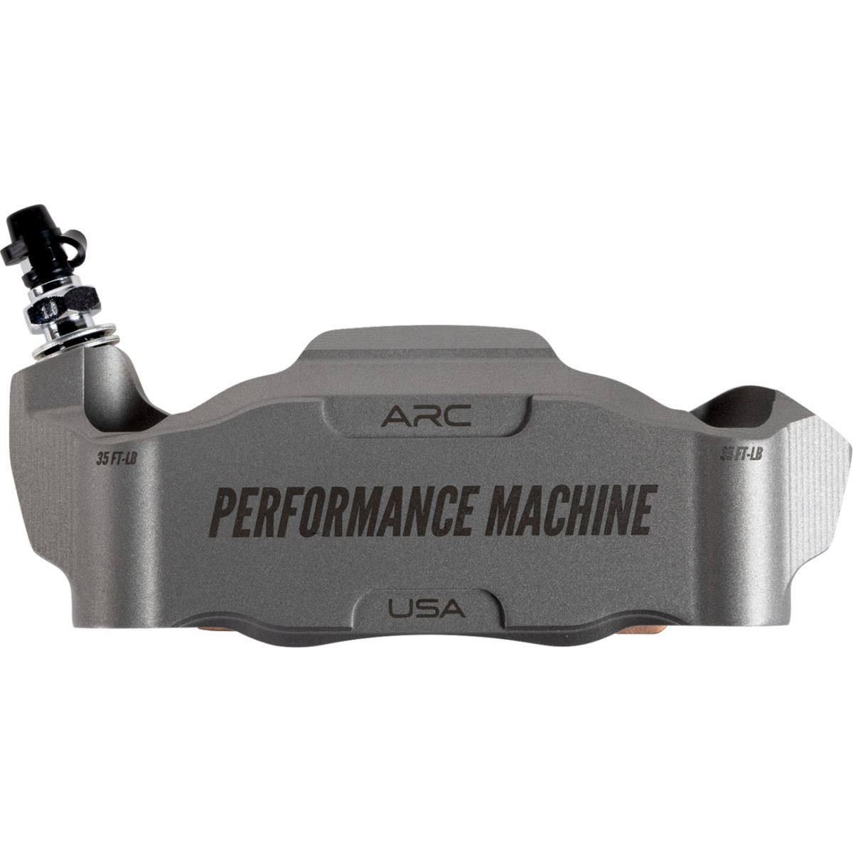 Performance Machine (PM) #0052-2427-GYC - Radial Mount Caliper - Front Left - Gunmetal Gray